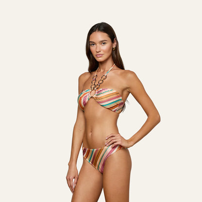Multi Watercolor Stripe