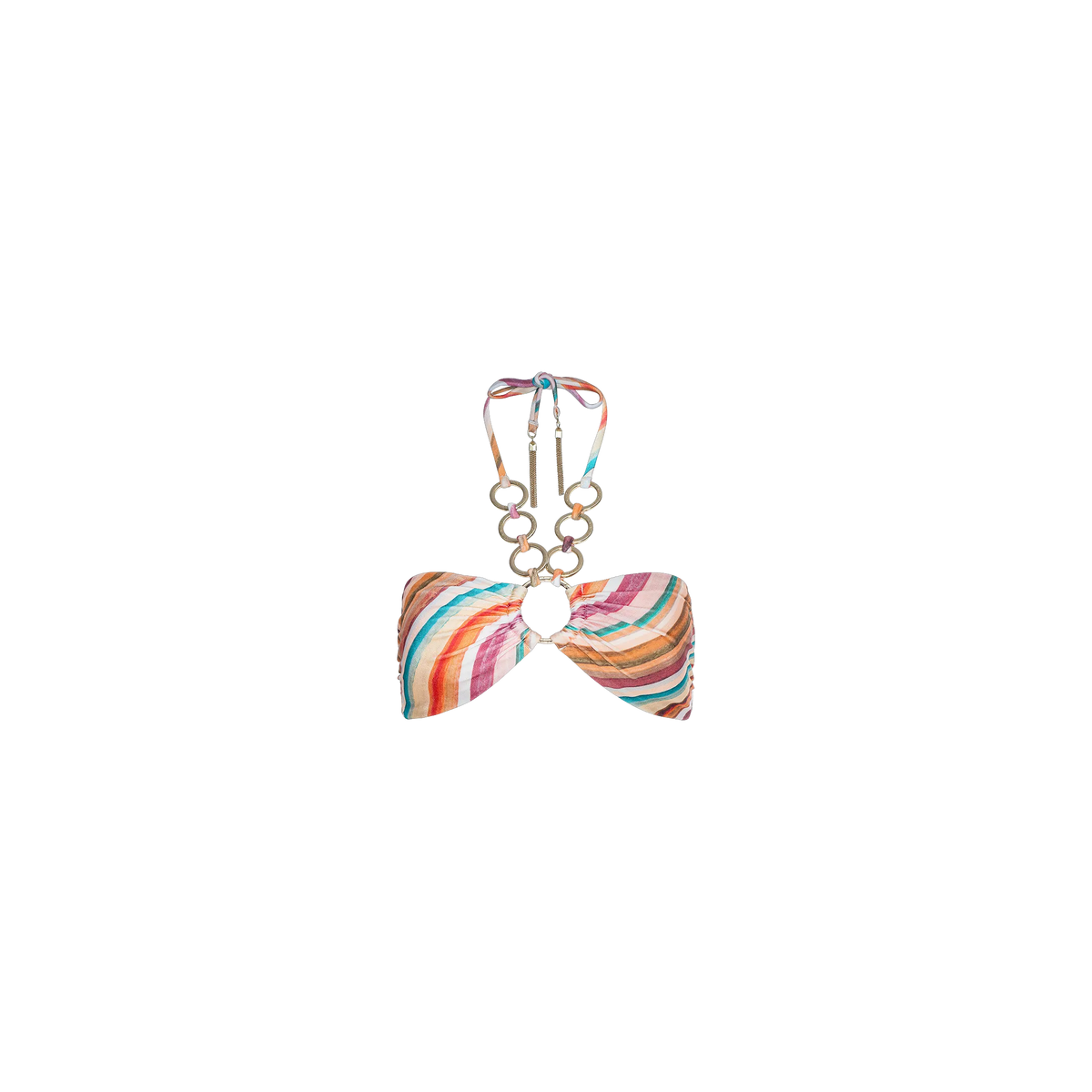 Multi Watercolor Stripe