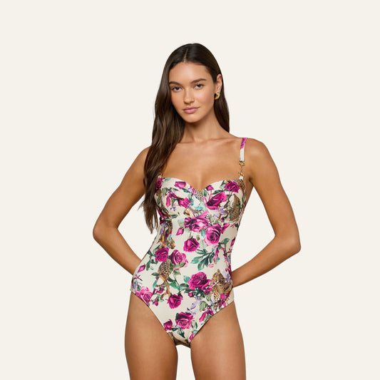 Ivory/Rose Leopard Jungle