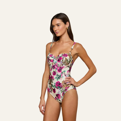 Ivory/Rose Leopard Jungle