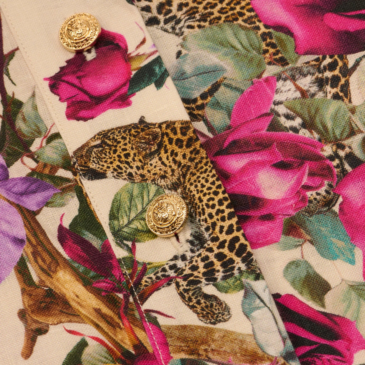 Ivory/Rose Leopard Jungle