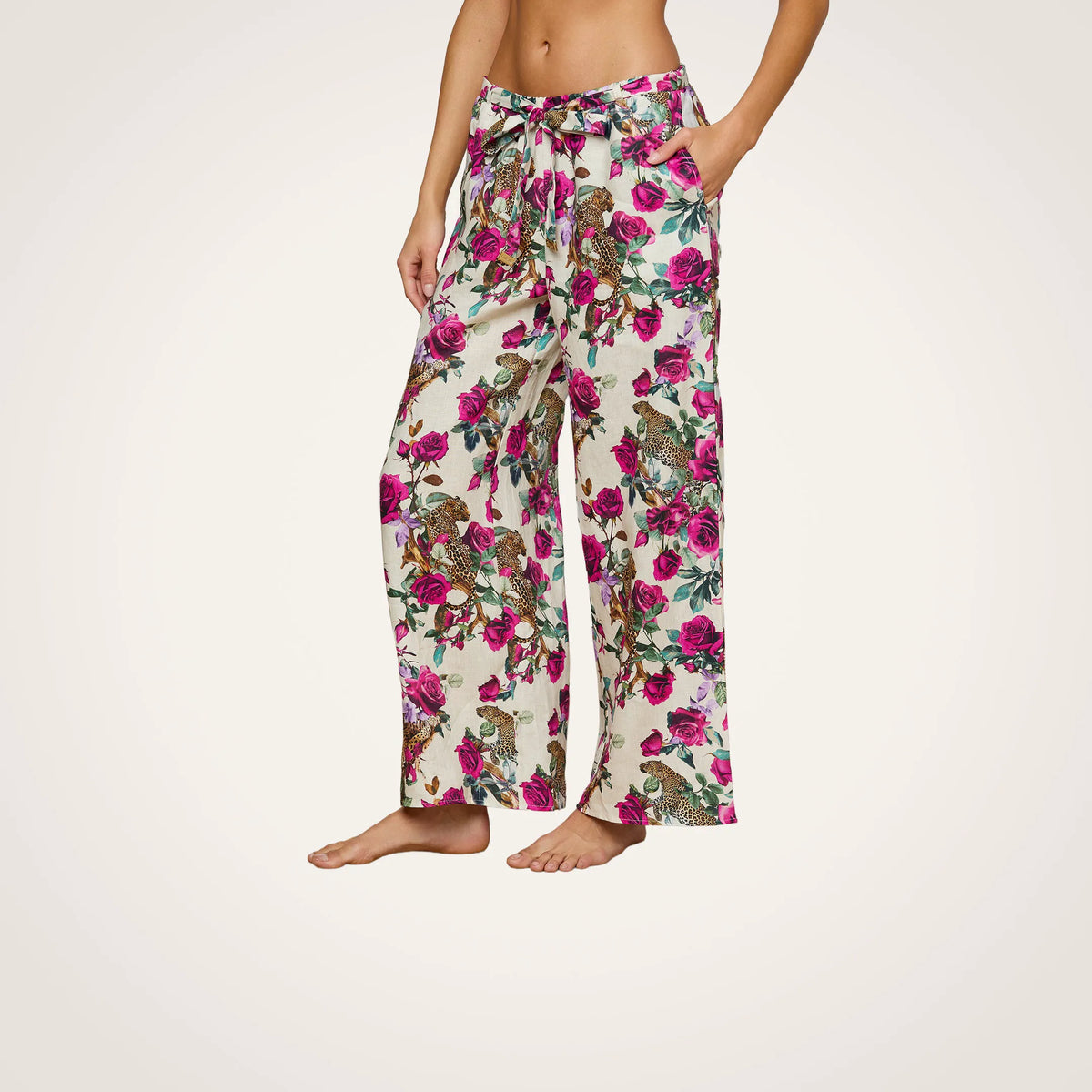 Ivory/Rose Leopard Jungle