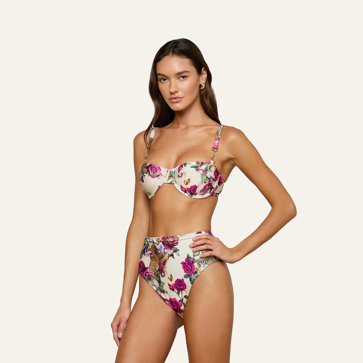 Ivory/Rose Leopard Jungle