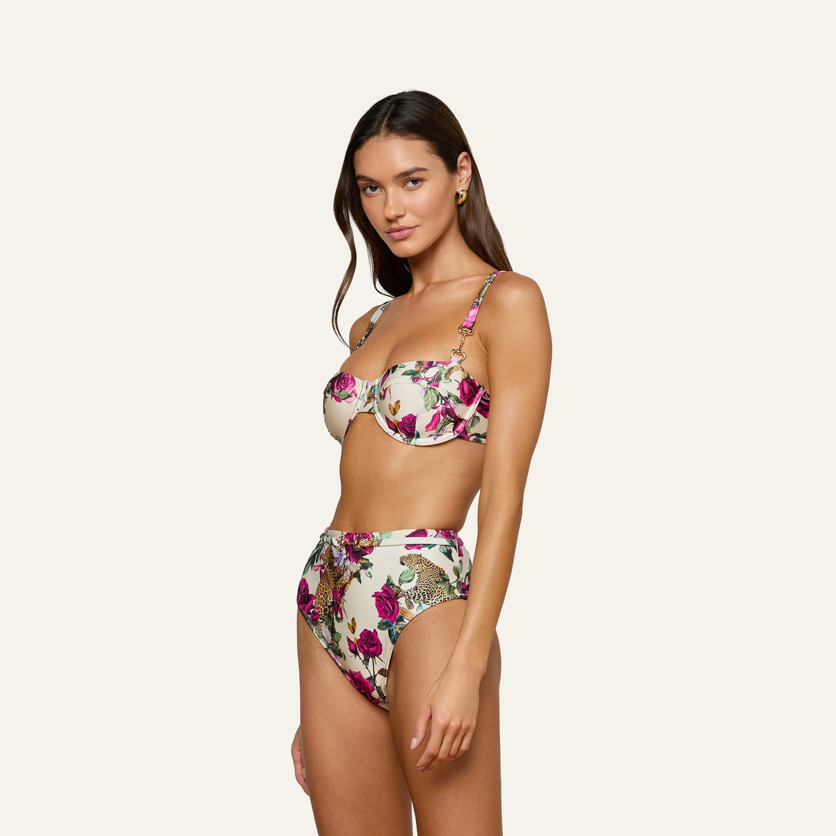 Ivory/Rose Leopard Jungle