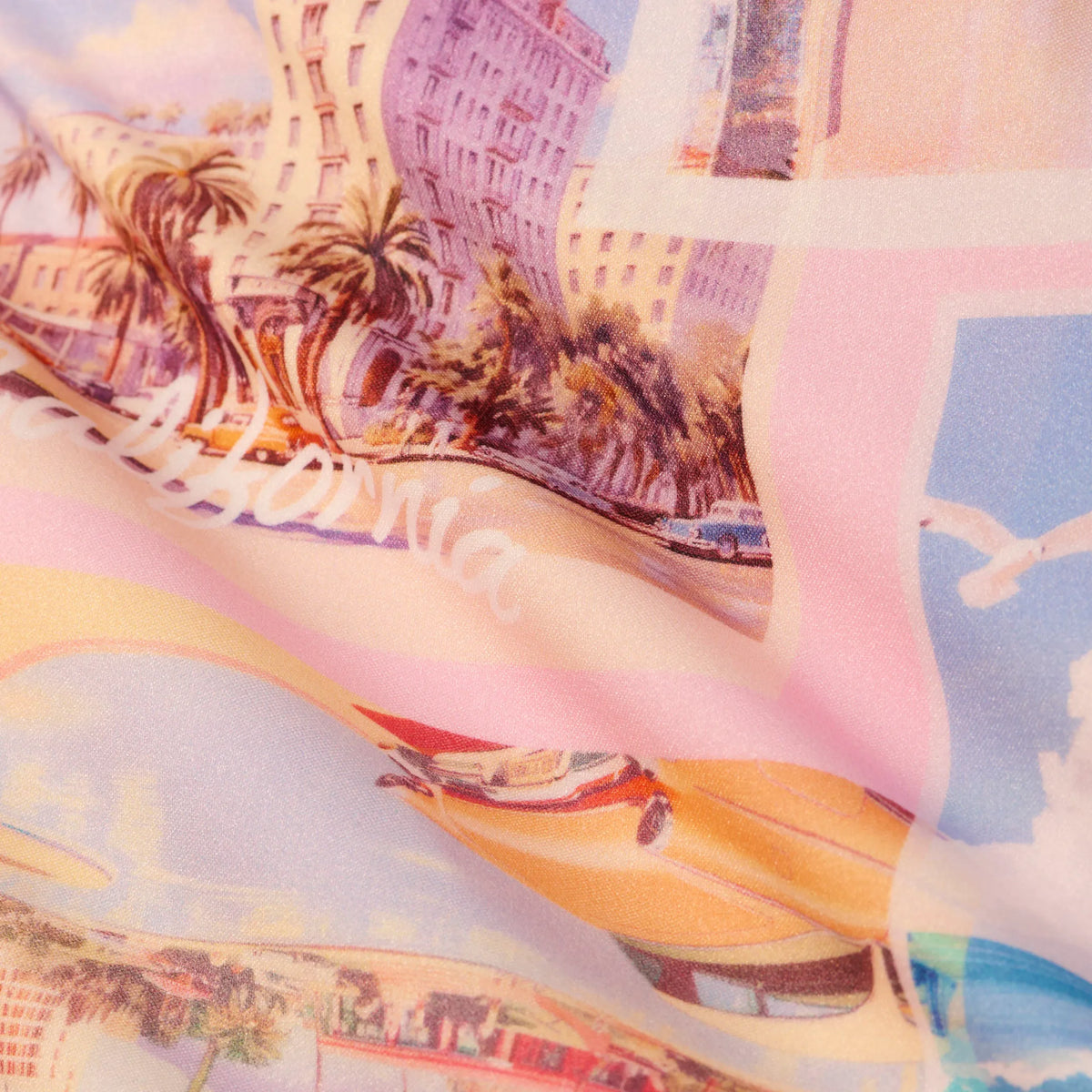 Light Pink Multi Postcard Print