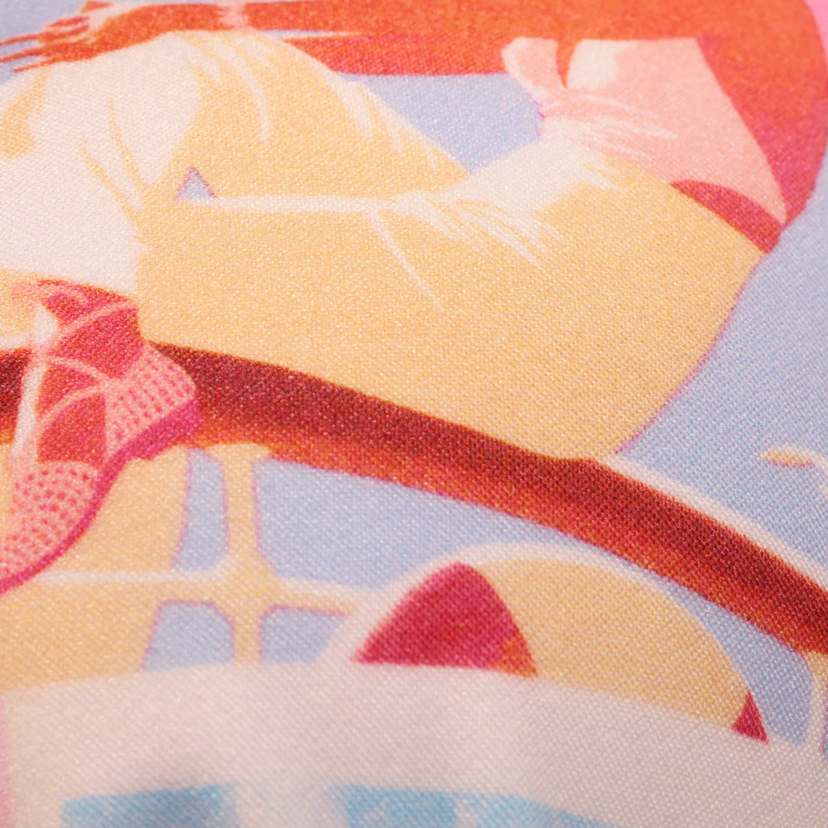Light Pink Multi Postcard Print