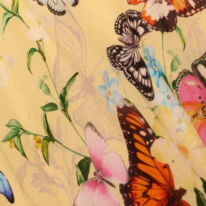 Pale Yellow Garden Butterflies