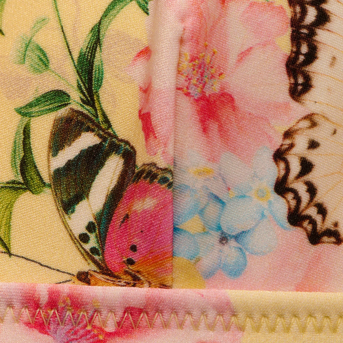 Pale Yellow Garden Butterflies