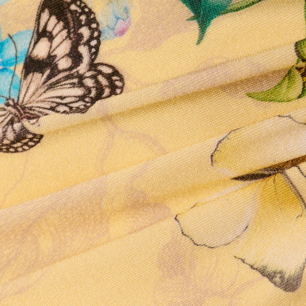 Pale Yellow Garden Butterflies