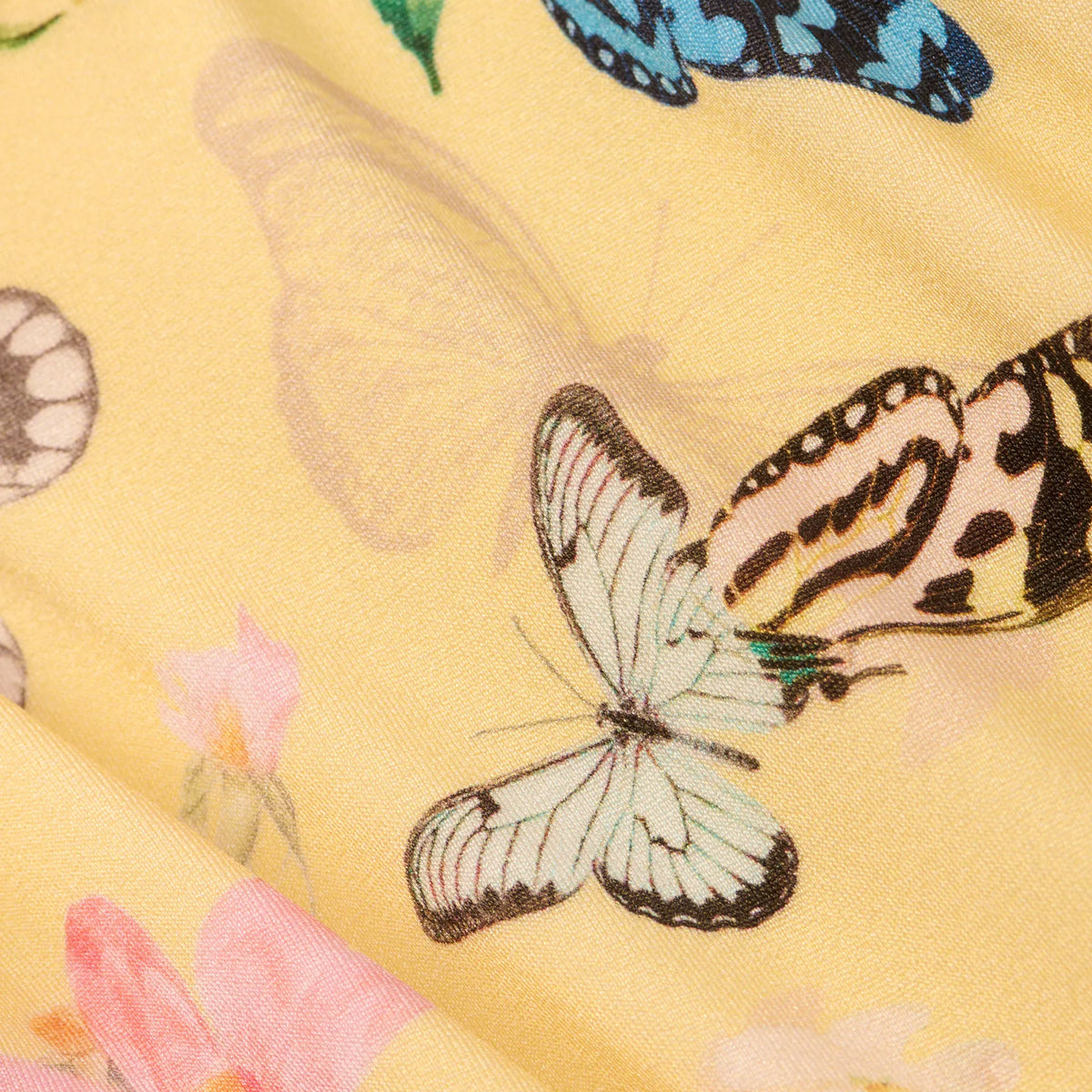 Pale Yellow Garden Butterflies