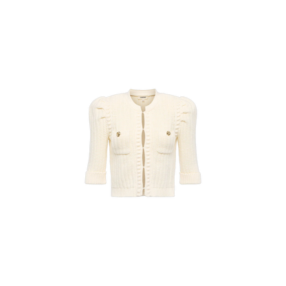 Vintage White/Gold Knot