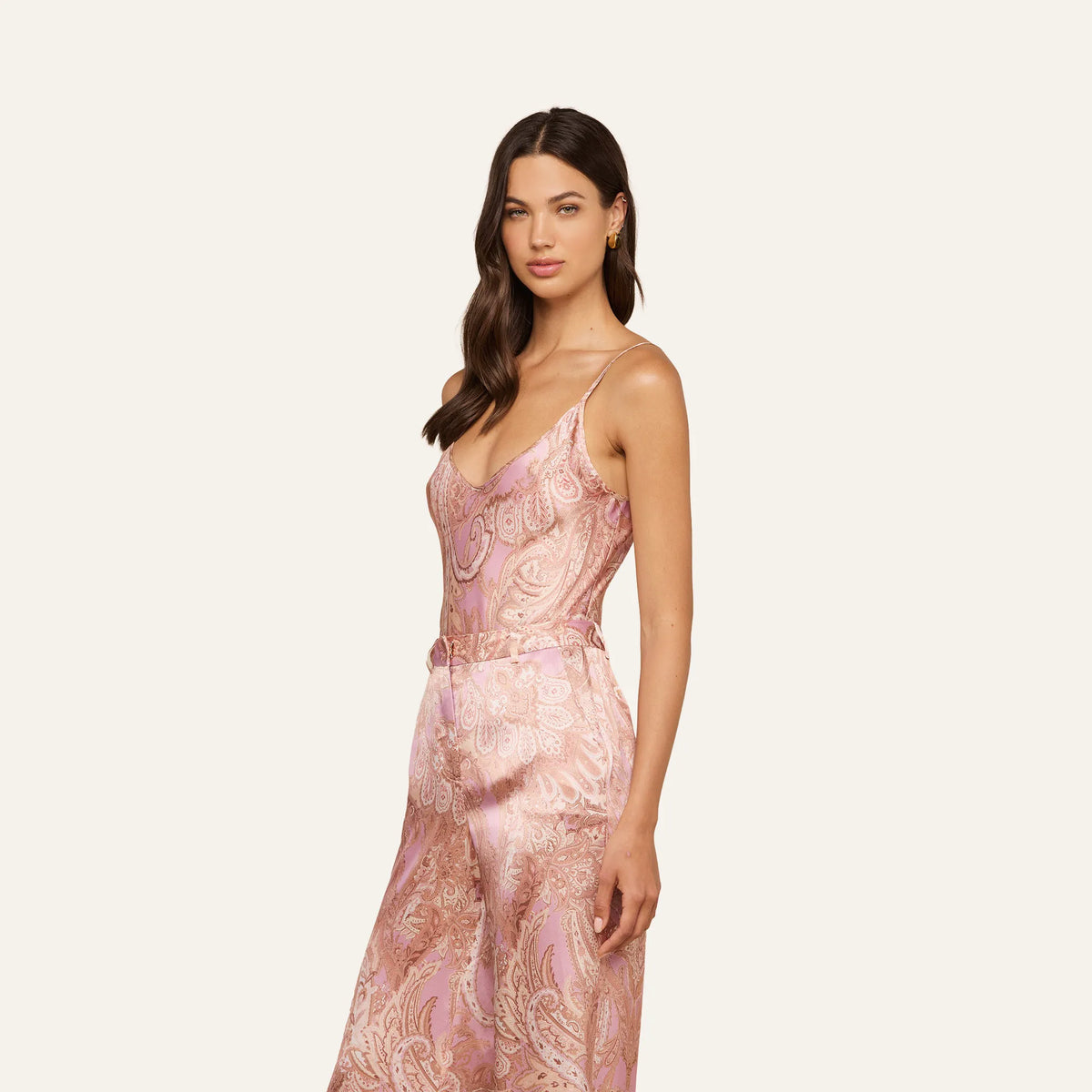 Mauve Multi Traditional Paisley