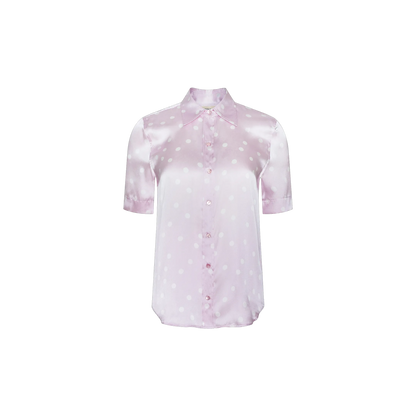 Icy Lilac/Ivory Polka Dot