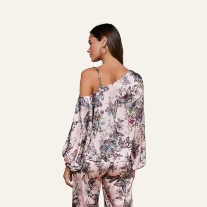 Light Nectar Pink Small Multi Butterfly Jungle