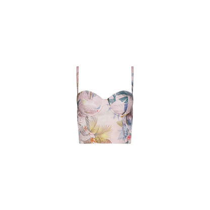 Light Pink Multi Colorful Palm