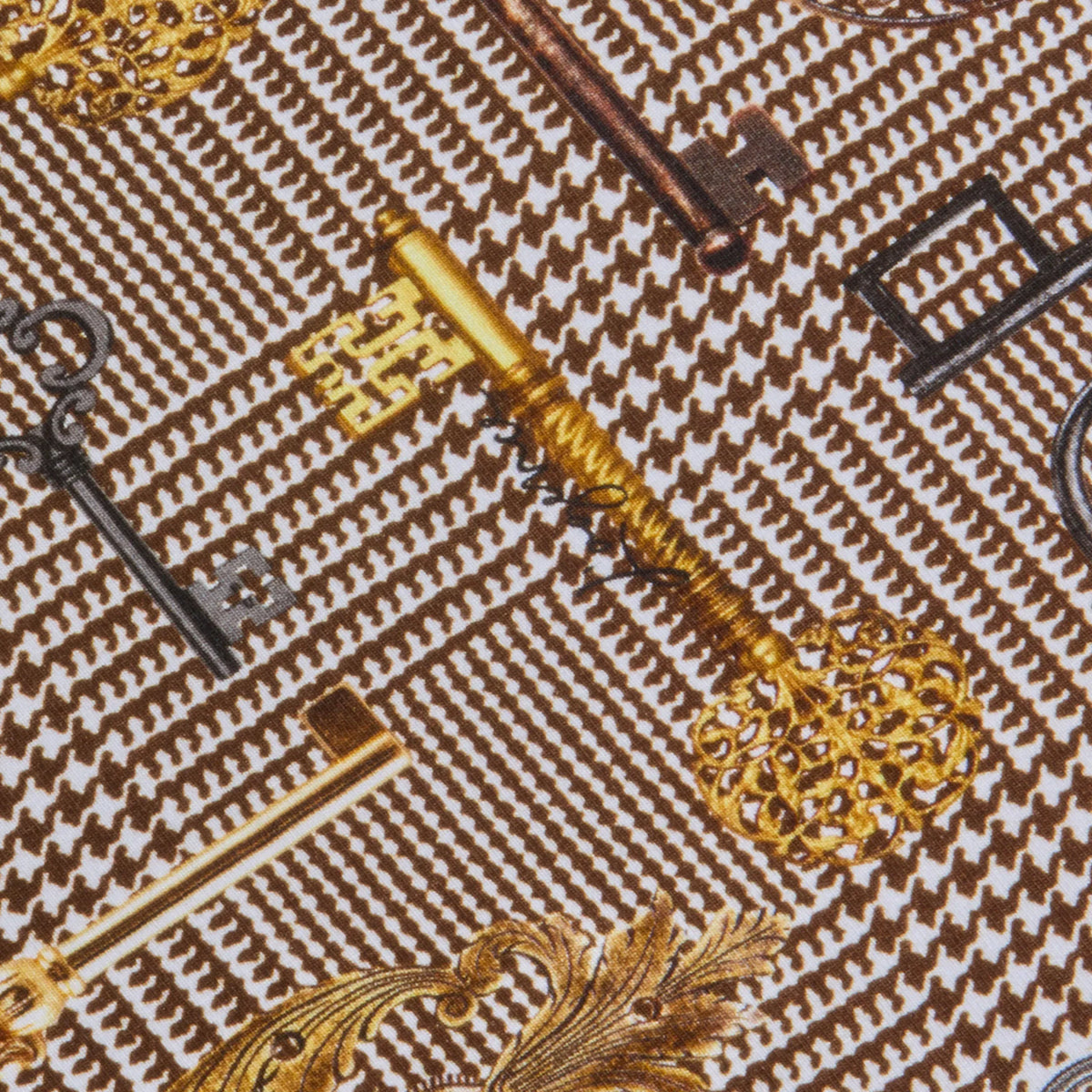 Brown Multi Houndstooth Key