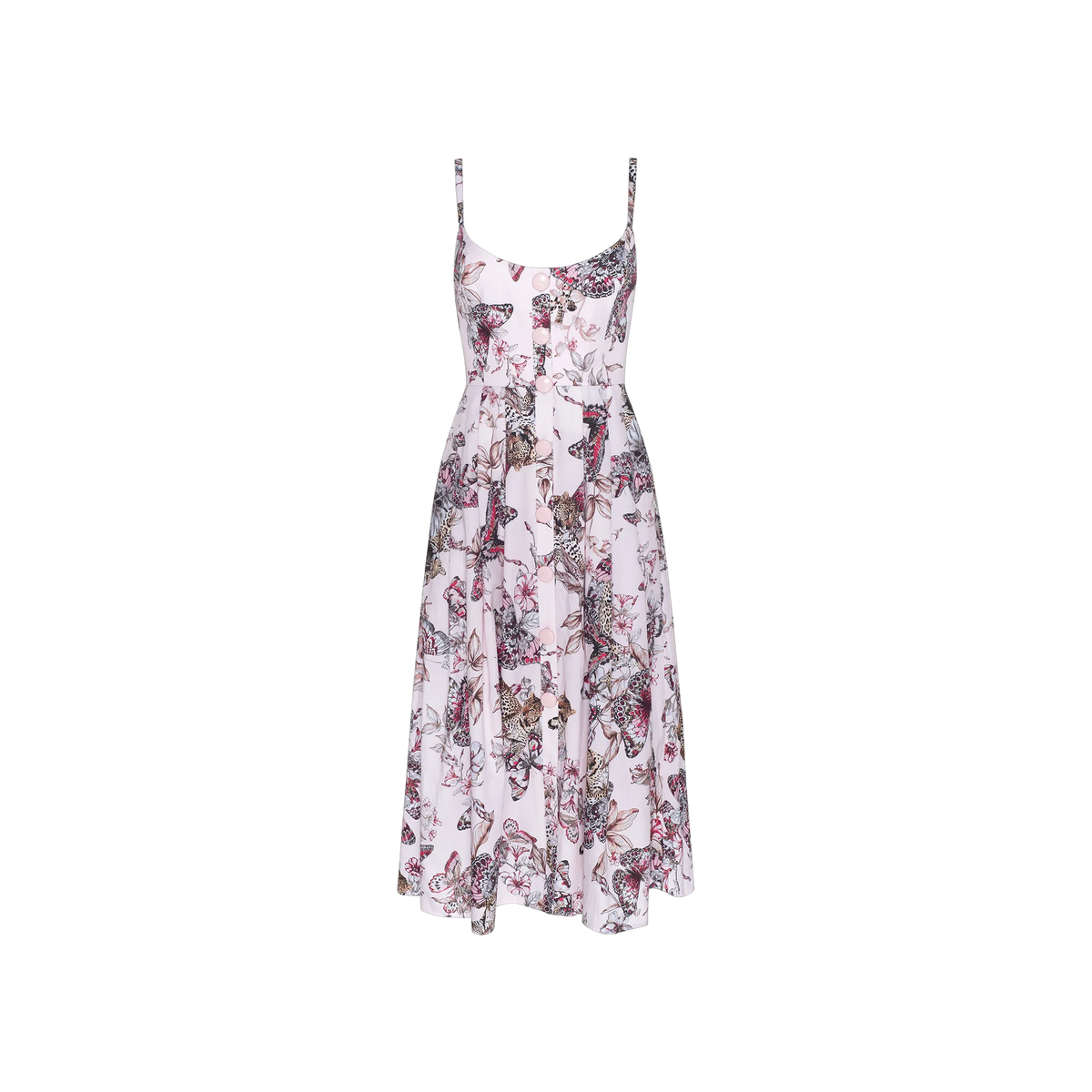 Light Nectar Pink Multi Large Butterfly Jungle