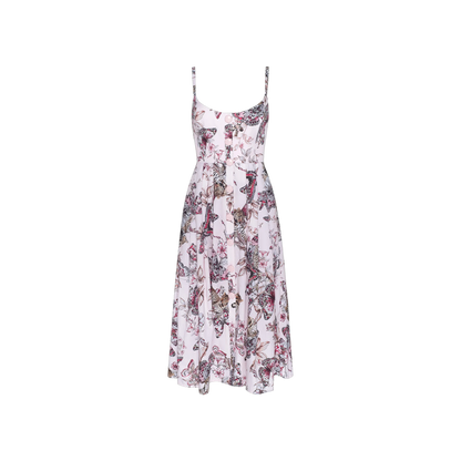 Light Nectar Pink Multi Large Butterfly Jungle