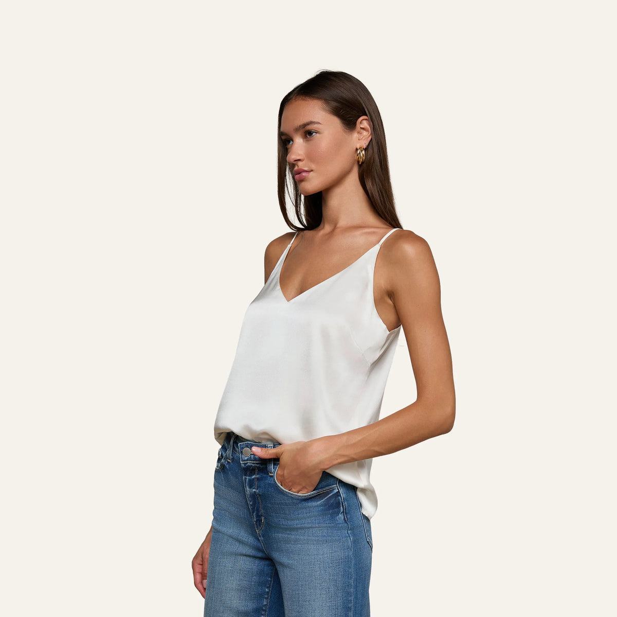 Ivory Charmeuse